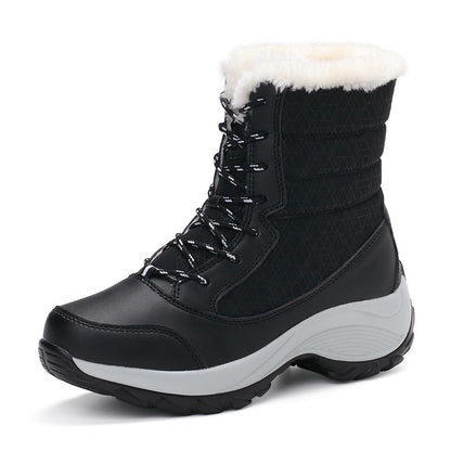 Bottes d'hiver chaudes pour femmes avec doublure en polaire et semelle antidérapante Chic und Stil