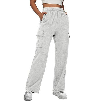 Pantalon cargo polyvalent pour femmes avec taille élastique et de nombreuses poches Chic und Stil