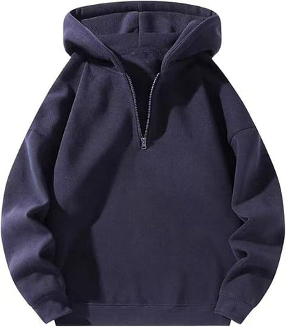 Dame Zip-Hoodie avec col montant et poches latérales Chic und Stil