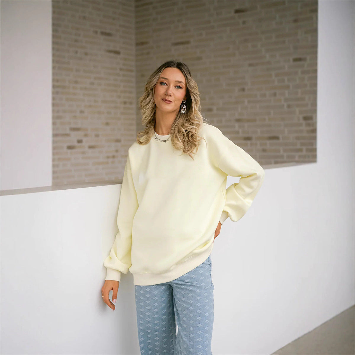 Comfortable sweat set for women and loose pants Chic und Stil