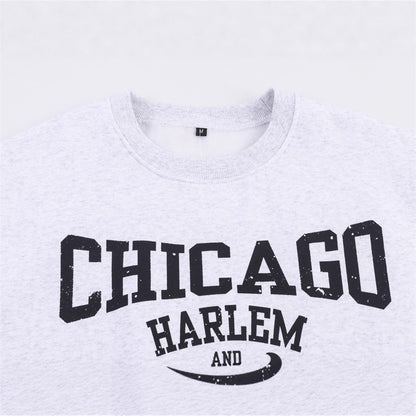 Pull décontracté pour femmes avec impression graphique ludique et coupe relaxe Chic und Stil