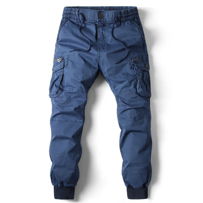 Men's cargo pants with practical pockets and elastic waistband Chic and Style