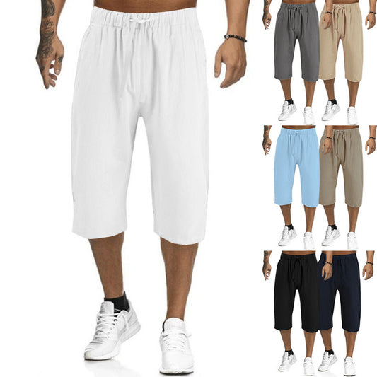 Pantalons de loisirs légers pour hommes avec taille élastique et poches latérales pratiques Chic und Stil