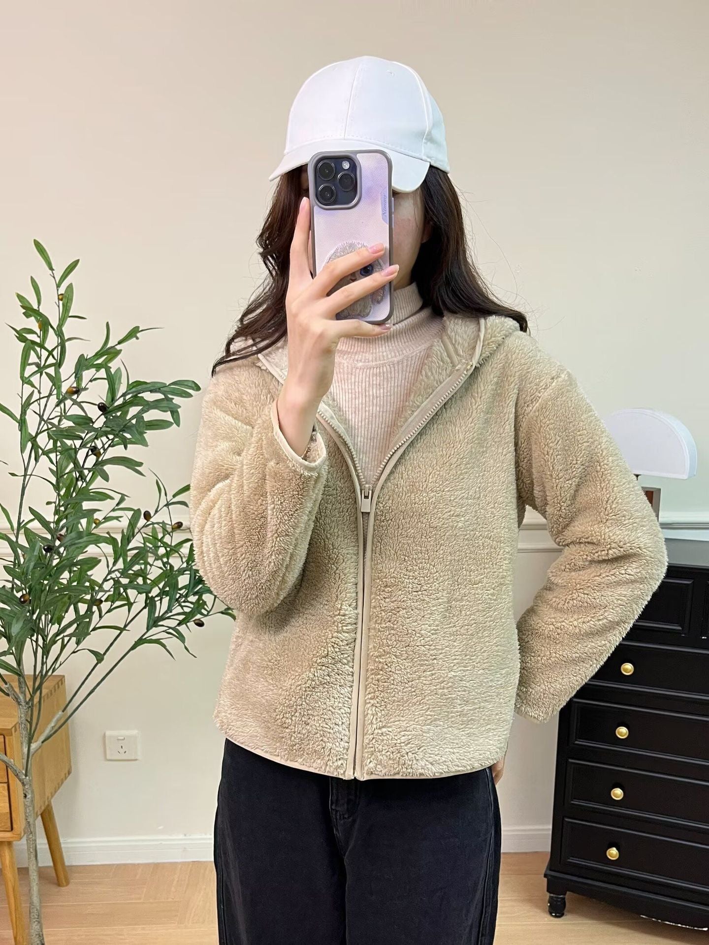 Veste en polaire pour femme, confortable et respirante, avec fermeture éclair intégrale Chic & Stil