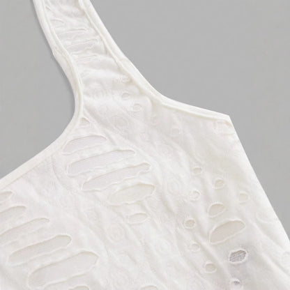Haut de maillot de bain pour femme à encolure halter avec un détail de nœud ludique et un tissu texturé Chic und Stil
