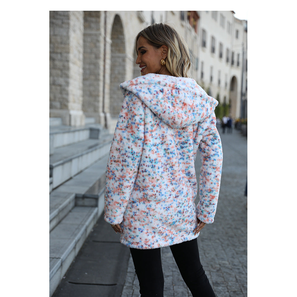 Dames hoodie en polaire douillette Chic und Stil