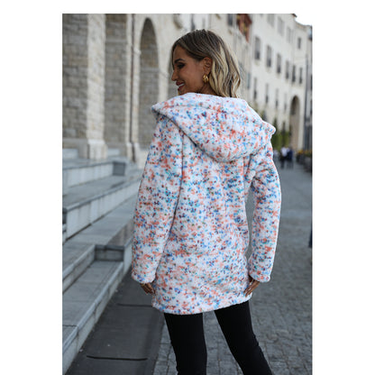 Dames hoodie en polaire douillette Chic und Stil