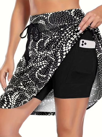 Jupe de sport pour femmes avec short de compression intégré Chic und Stil