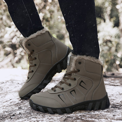Bottes d'hiver pour femmes avec col en fausse fourrure et semelle antidérapante Chic und Stil