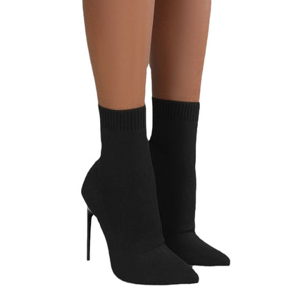 Dames Escarpins avec design de semelle en tricot ajustée Chic und Stil