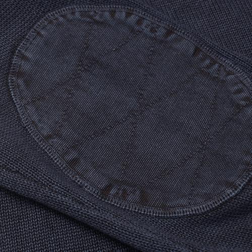 Pull-over en tricot fin pour hommes avec un col rond raffiné et une ceinture élastique Chic und Stil