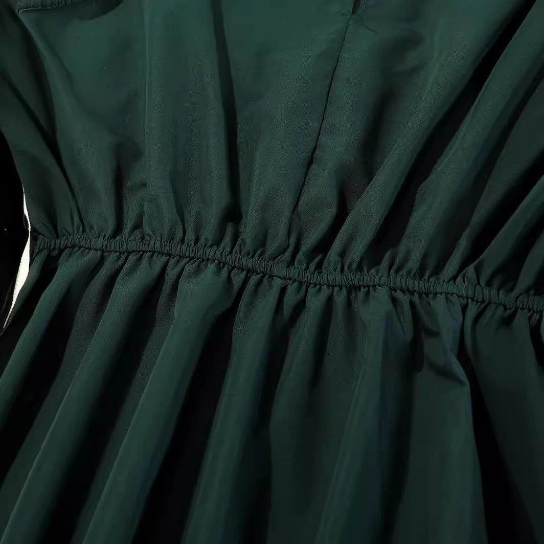 Robe d'été pour femmes avec bretelles spaghetti ajustables et cordon de taille élastique Chic und Stil