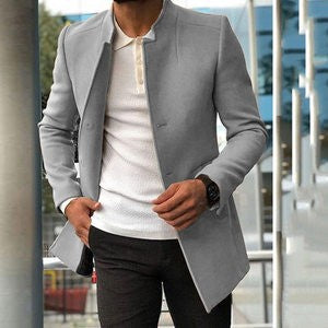 Blazer ajusté à la mode pour hommes Chic und Stil