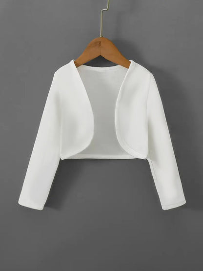 Cardigan court pour femme avec coupe ouverte et manches longues Chic und Stil