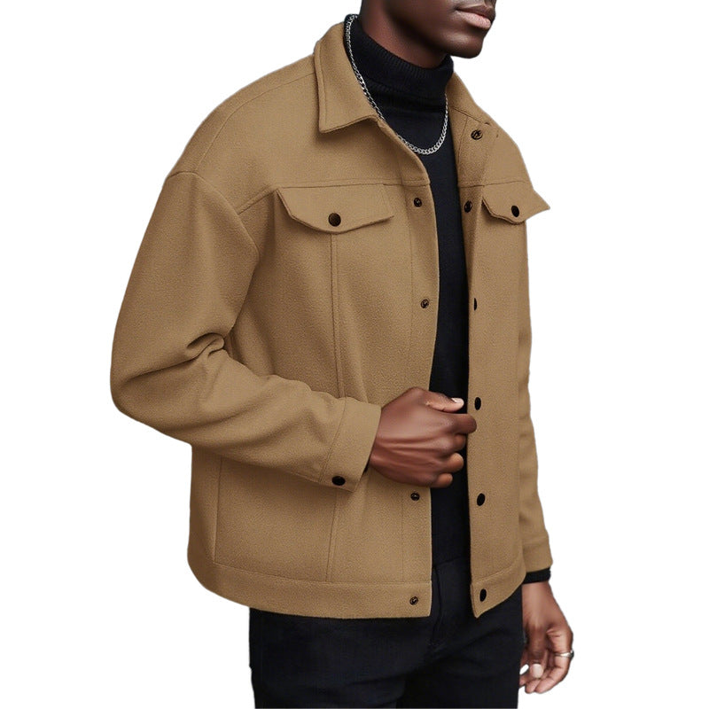 Veste de transition décontractée pour hommes avec poches pratiques et col moderne Chic und Stil