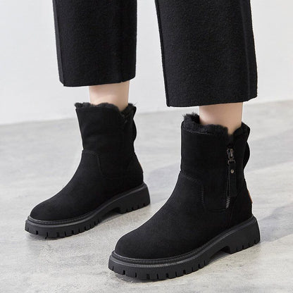 Bottes d'hiver tendance pour femmes avec doublure douce et profil robuste Chic und Stil