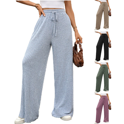 Wide ribbed pants for women Chic and Style