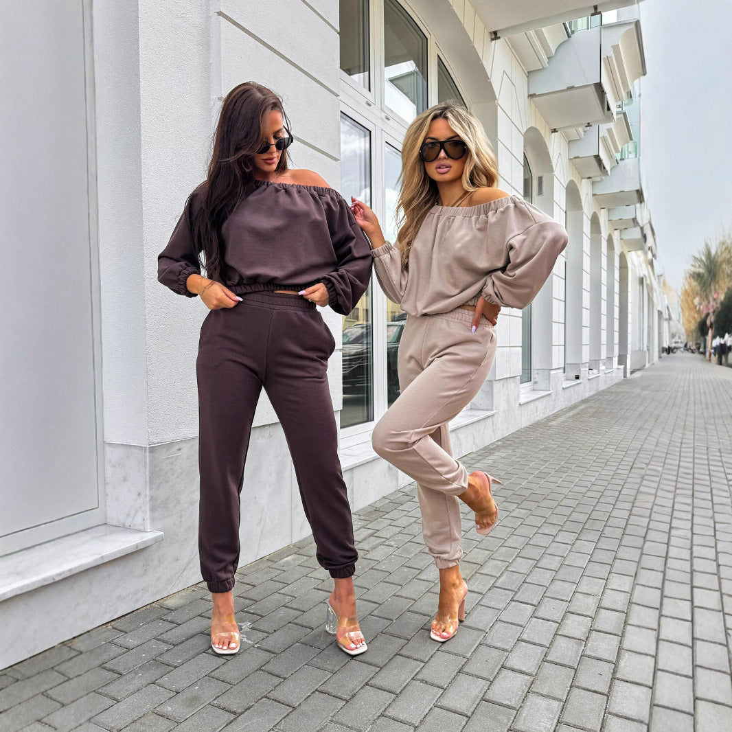 Dames combinaison de loisirs off-shoulder Chic und Stil