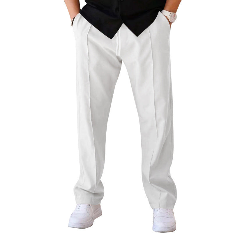 Casual pants for men with elastic waistband and comfortable fit Chic und Stil