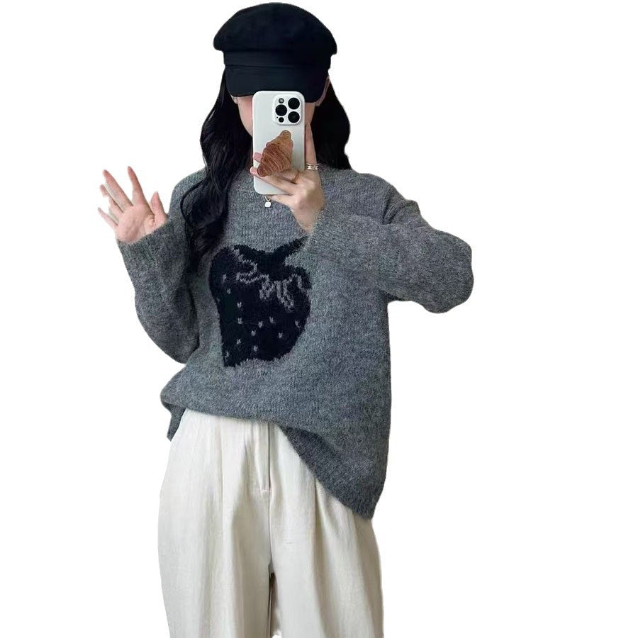 Pull doux pour femmes au design moderne avec un mignon motif animal Chic und Stil