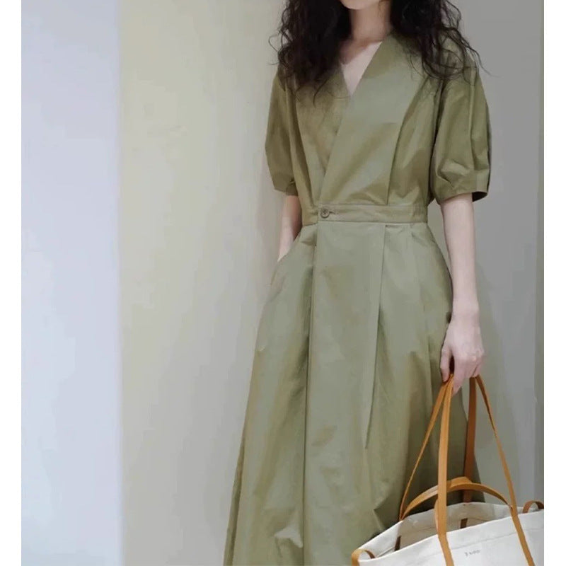 Robe portefeuille décontractée pour femme Chic und Stil