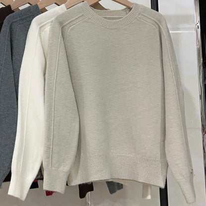 Dames grand tricot pull avec coupe ample et texture douce Chic und Stil