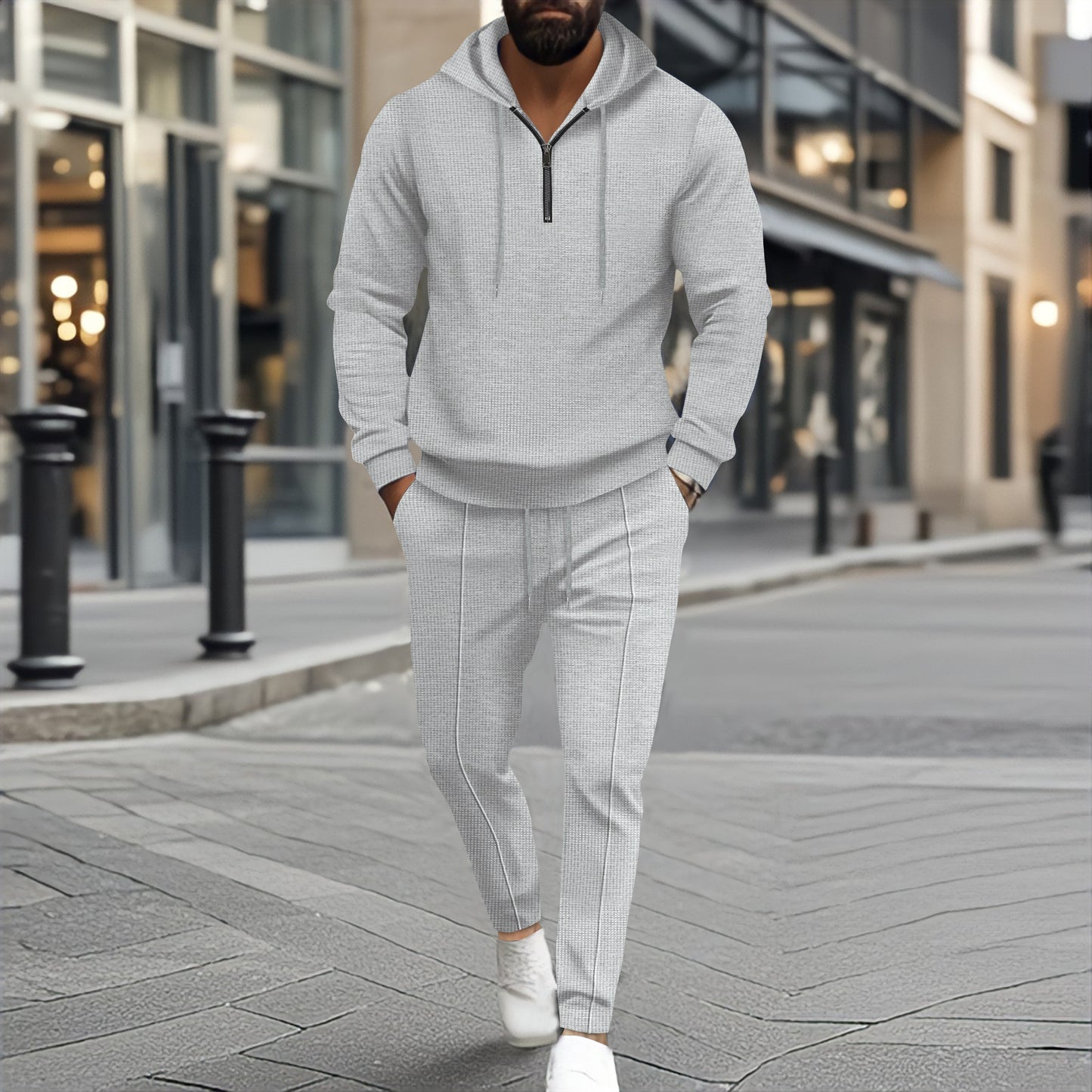 Chic and Style men's casual hoodie and jogger pants set