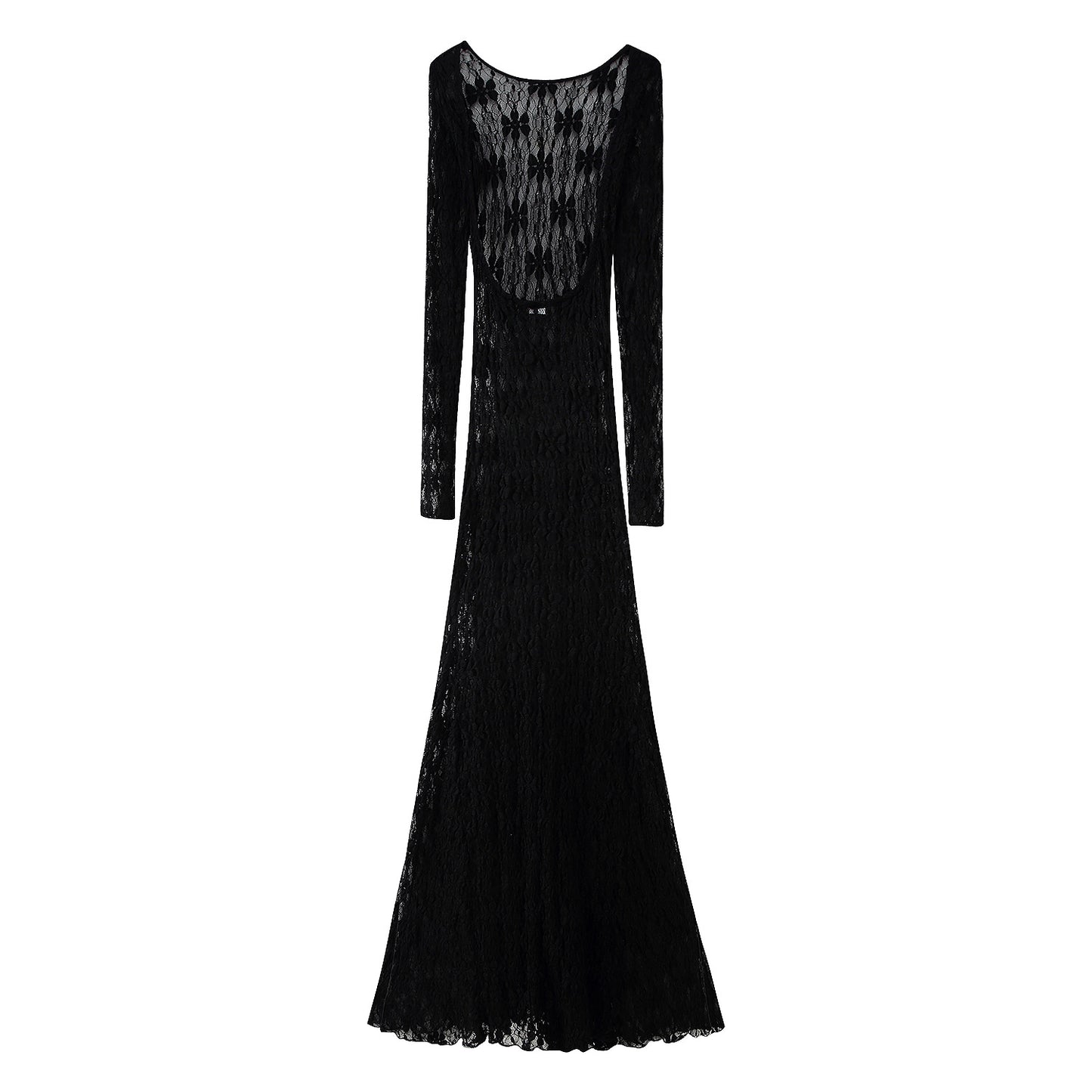 Dames Robe en dentelle à manches longues Chic und Stil