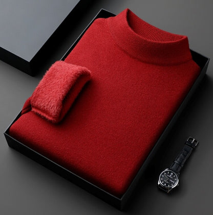 Warm turtleneck pullover for ladies made of high-quality cotton Chic und Stil