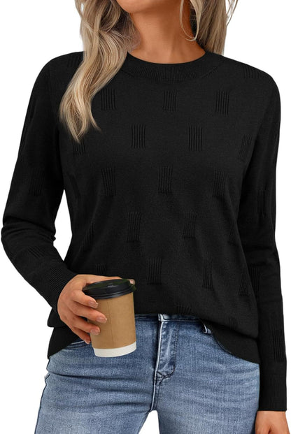 Pull en tricot pour femmes avec motif texturé et coupe décontractée Chic und Stil