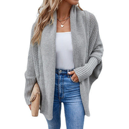 Cardigan pour femmes à coupe ouverte et manches bouffantes Chic und Stil