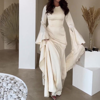 Dames Robe de soirée élégante avec des manches volumineuses et coupe près du corps Chic und Stil