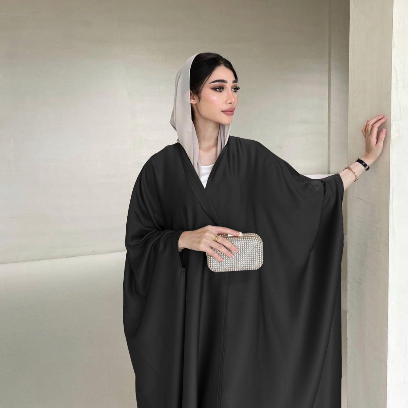Robe Abaya élégante pour femmes en matériau doux et coupe généreuse Chic und Stil