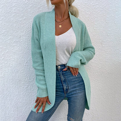 Veste en tricot pour femmes avec coupe décontractée et poches ouvertes Chic und Stil