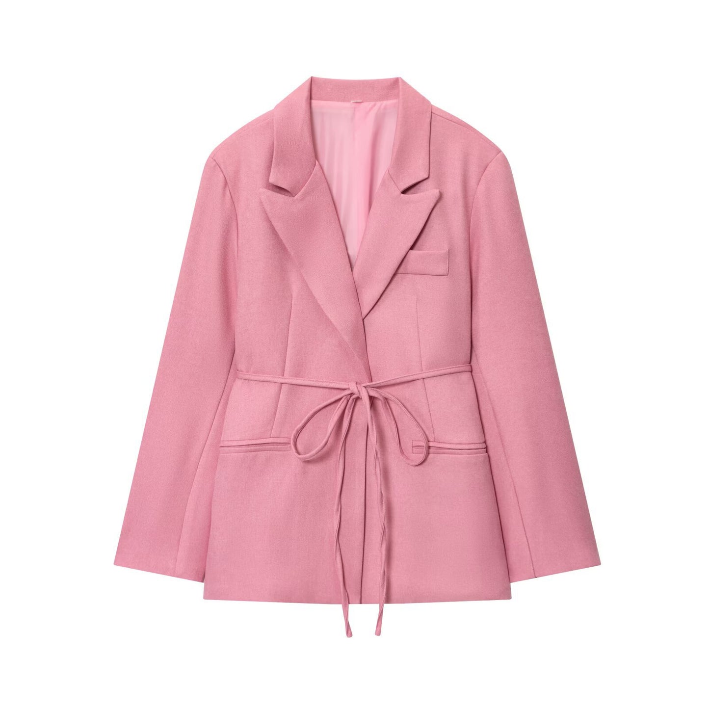 Dames Élégant Wrap-Veste avec ceinture ajustable Chic und Stil