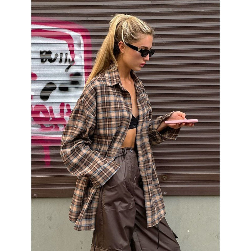 Chemise oversize à carreaux Chic und Stil