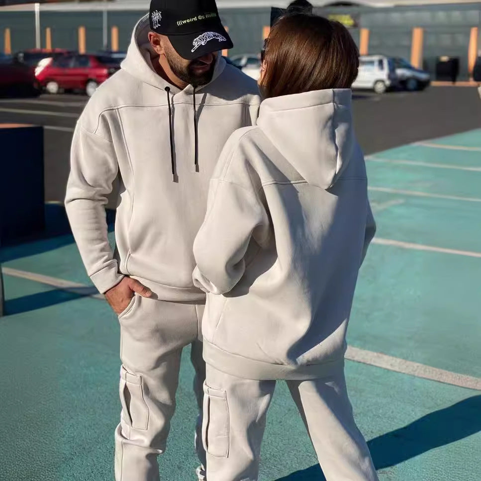 Women's sports hoodie set with high-quality details and comfortable pants Chic und Stil