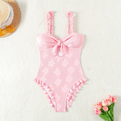 Ladies ruffled swimsuit Chic and Style