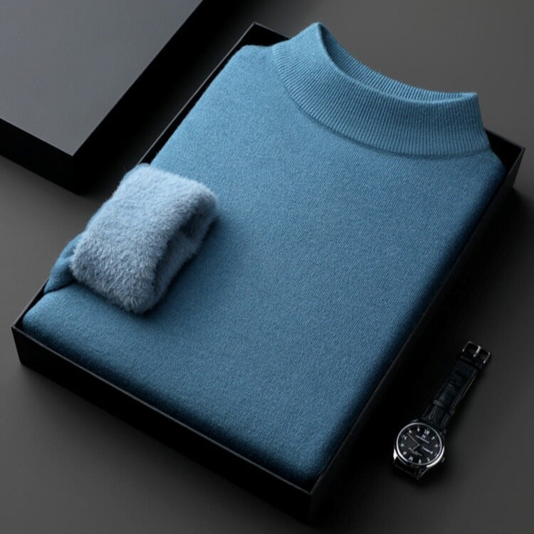 Warm turtleneck pullover for ladies made of high-quality cotton Chic und Stil