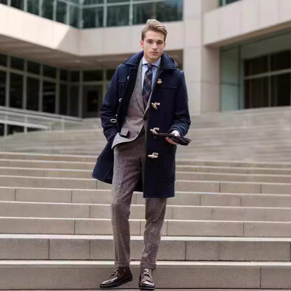 Elegant duffle coat for men with classic design Chic and Style