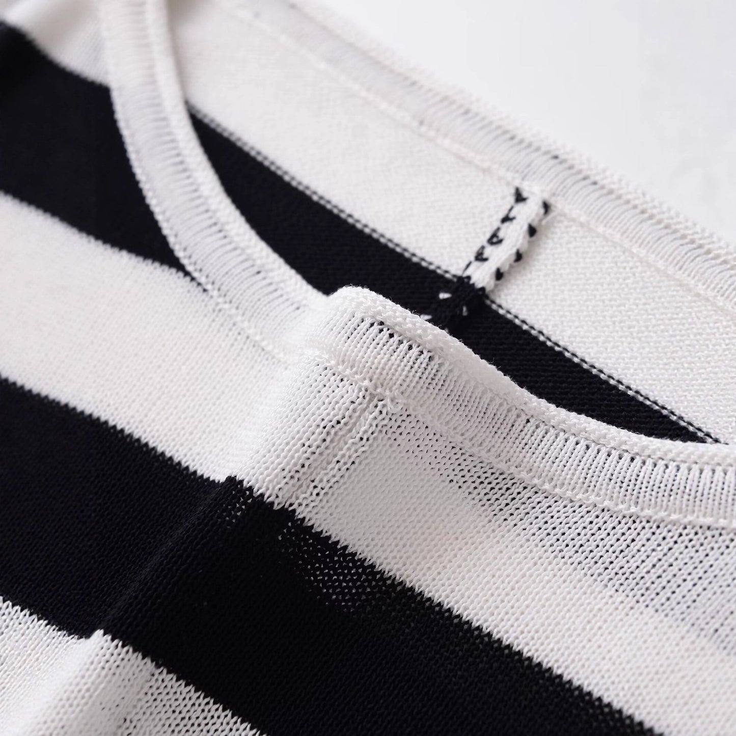 Dames pull oversize rayé Chic und Stil