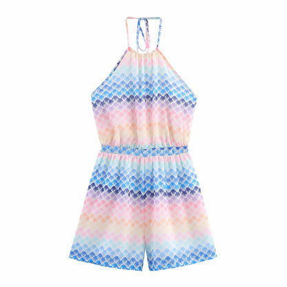 Bodysuit pour femmes avec un motif zigzag raffiné et des bretelles ajustables Chic und Stil