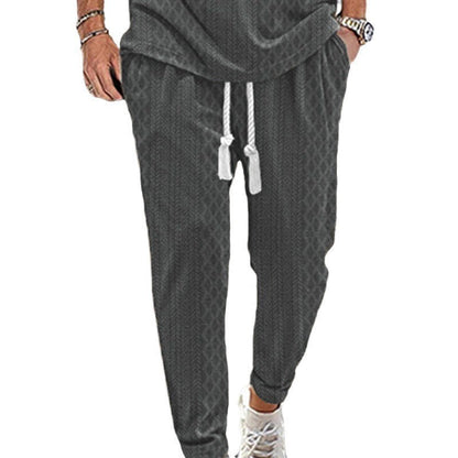Men's sporty jogger pants with modern accents Chic and Style