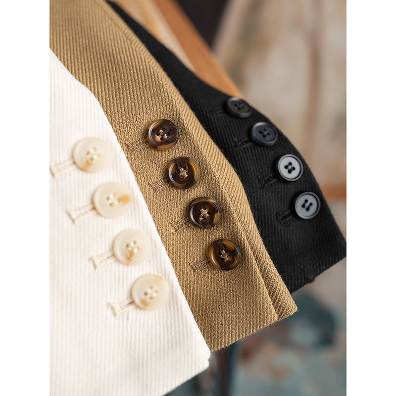 Blazer ajusté croisé pour femmes Chic und Stil 1750846710