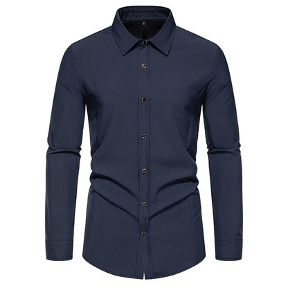 Chemise à manches longues tendance pour hommes avec une coupe élégante Chic und Stil