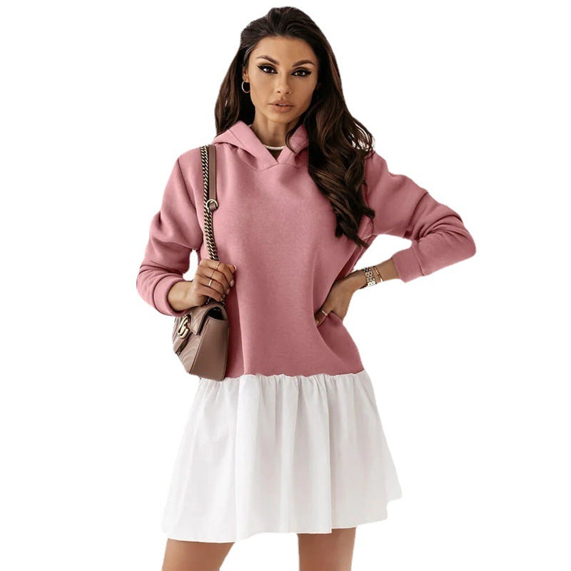 Robe en sweat décontractée pour femmes avec capuche Chic und Stil