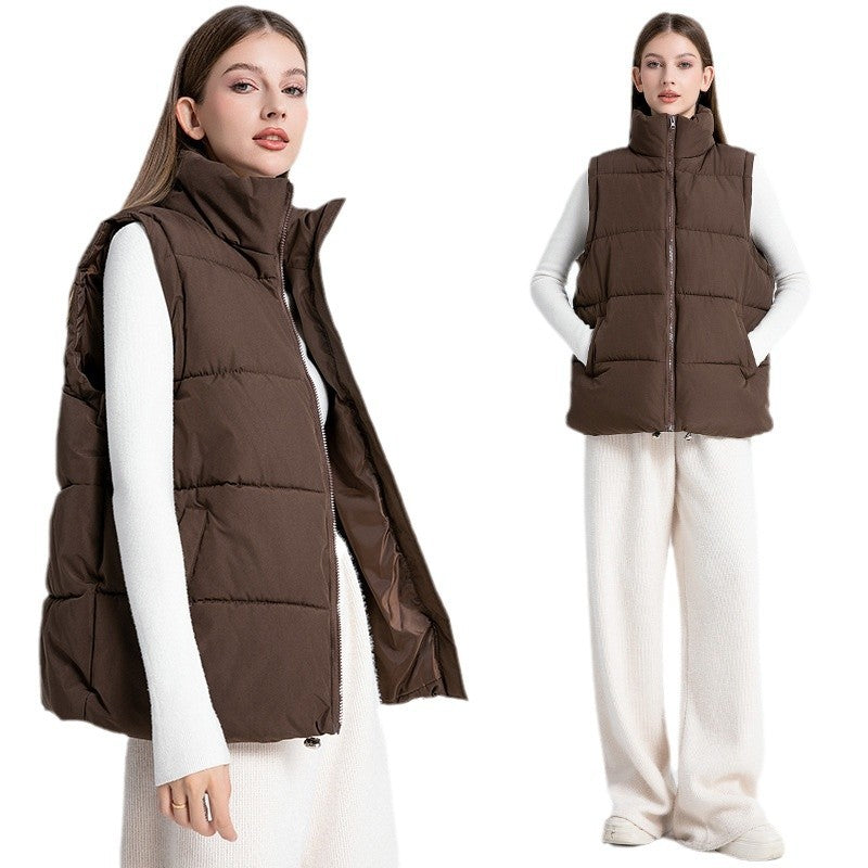 Dames gilet matelassé à la mode Chic und Stil
