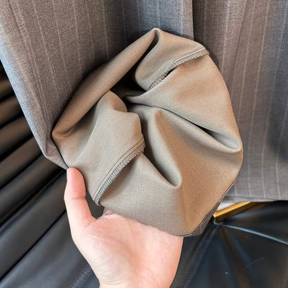 Elegant wide striped pants for women with high waist Chic and Style