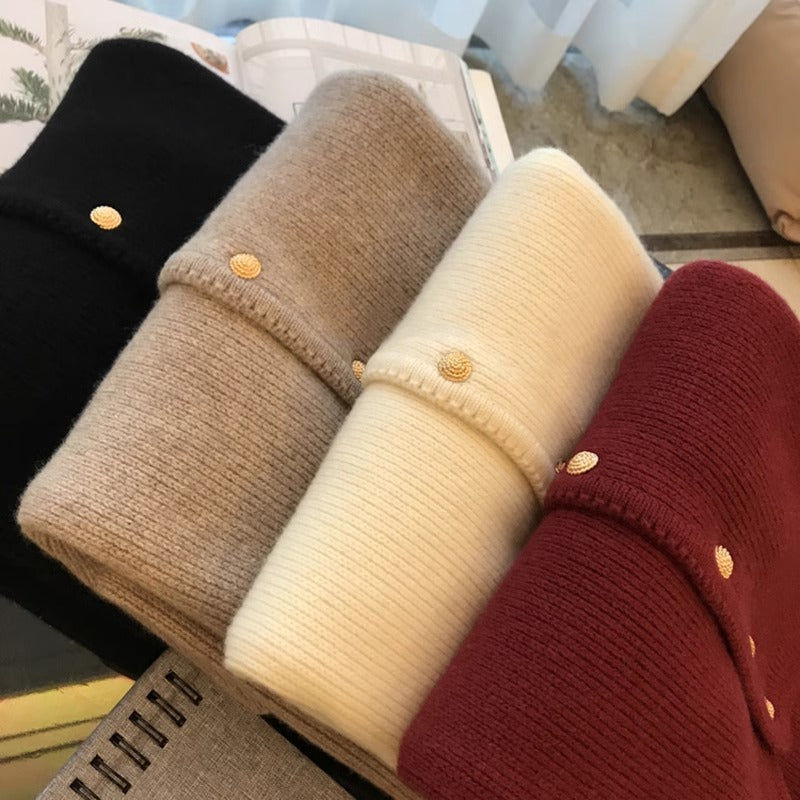 Dames Cardigan luxueux avec détails de boutons Chic und Stil