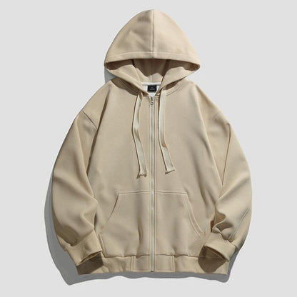 Dame veste à capuche chaude avec zip intégral et poches spacieuses Chic und Stil